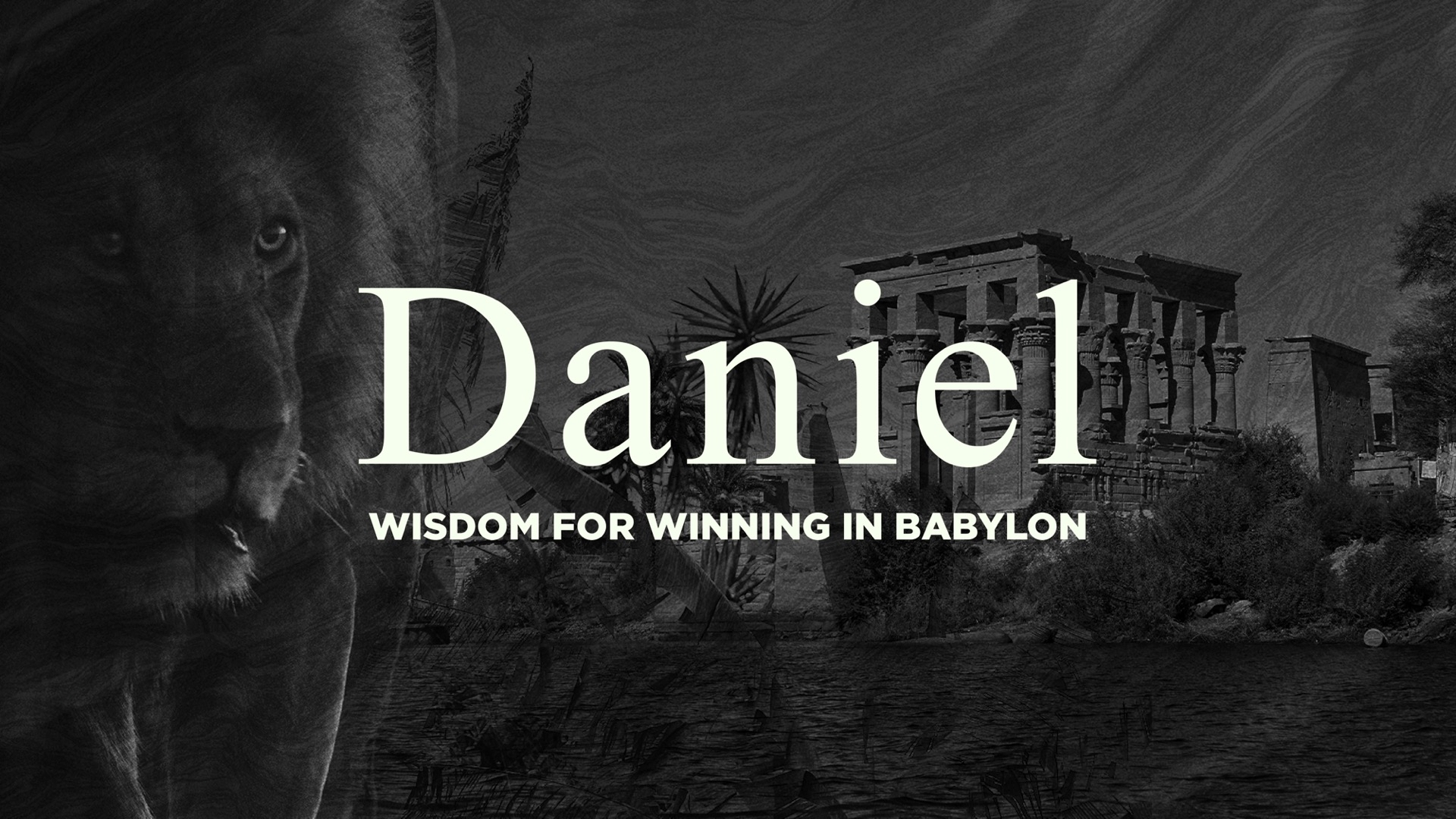 Daniel, Wisdom For Winning In Babylon Daniel, Wisdom For Winning In Babylon